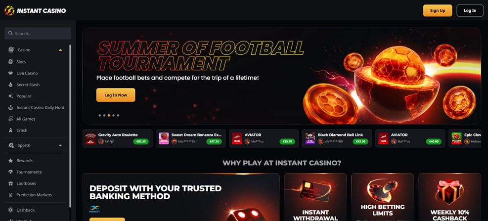 Instant casino